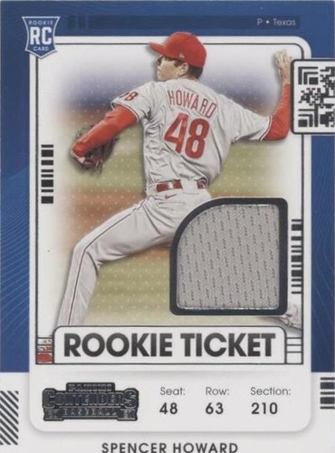 2021 Panini Contenders - Spencer Howard #RTJ-SP