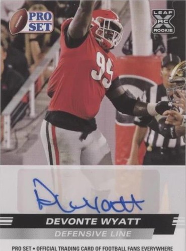 2022 Leaf Pro Set Draft Devonte Wyatt #PSA-DW2