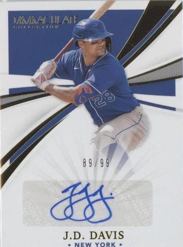 2021 Panini Immaculate Collection - J.D. Davis #IS-JD