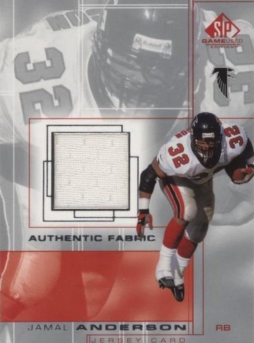 2001 SP Game Used Edition Jamal Anderson #JA