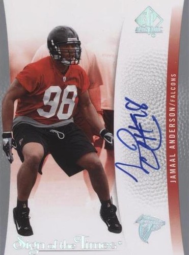 2007 SP Authentic Jamaal Anderson #SOTT-JA