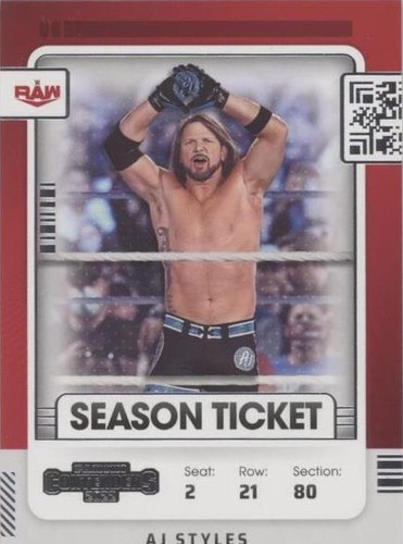 2022 Panini Chronicles WWE - AJ Styles #107