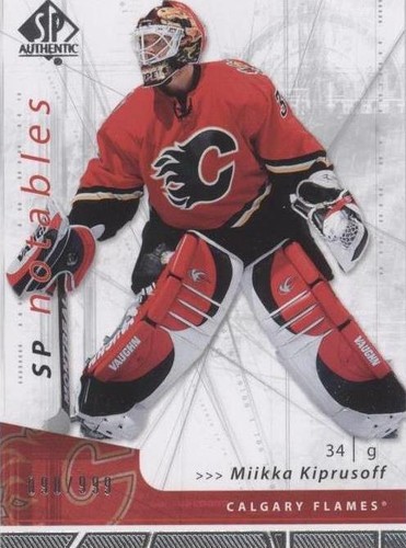 2006-07 SP Authentic - Miikka Kiprusoff #139