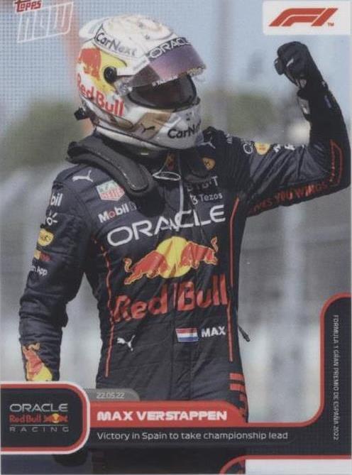 2022 Topps Now F1 - Max Verstappen #020