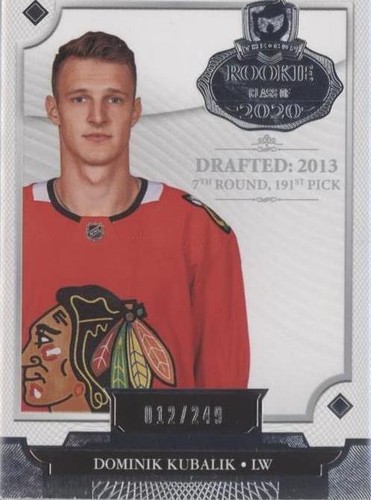 2019-20 Upper Deck The Cup - Dominik Kubalik #2020-DK