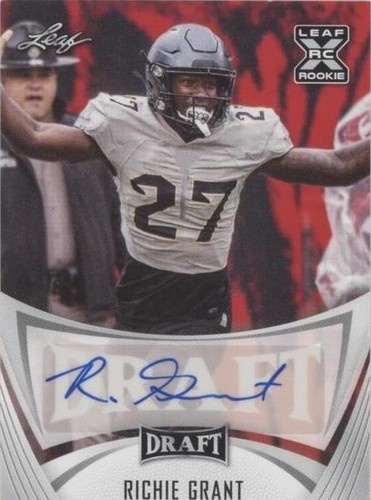 2021 Leaf Draft Richie Grant #BA-RG1