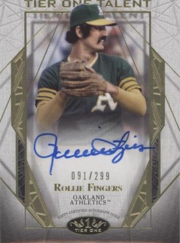 2022 Topps Tier One - Rollie Fingers #T1TA-RF