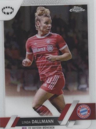 2022-23 Topps Chrome UEFA Women's Champions League Linda Dallmann #82