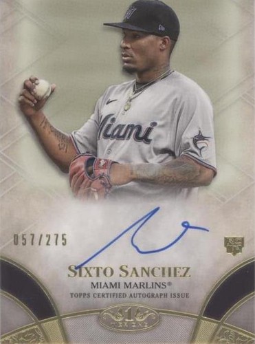 2021 Topps Tier One - Sixto Sanchez #BOA-SSA