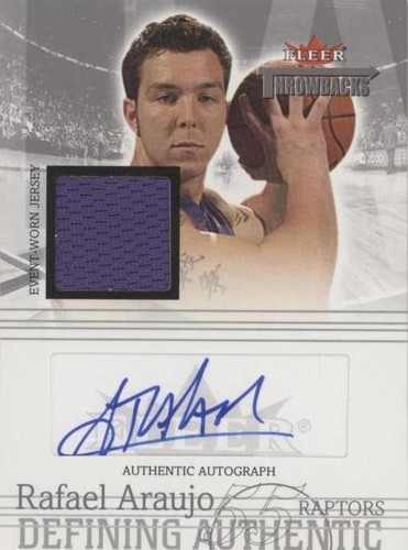 2004-05 Fleer Throwbacks - Rafael Araujo #DAA-RA