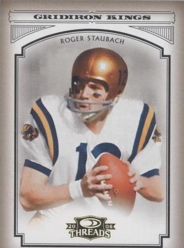 2006 Donruss Threads Roger Staubach #CGK-19