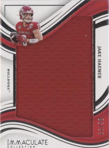 2023 Panini Immaculate Collection Collegiate Jake Haener #IJ-JAH