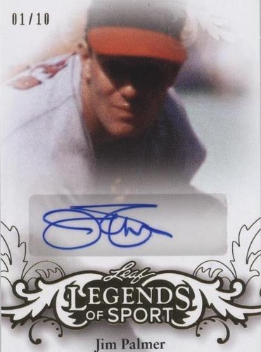 2015 Leaf Legends of Sport - Jim Palmer #BA-JP1