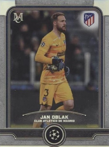 2019-20 Topps Museum Collection UCL Jan Oblak #45