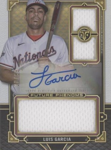 2022 Topps Triple Threads - Luis Garcia #RFPAR-LGA