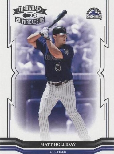 2005 Donruss Throwback Threads - Matt Holliday #185