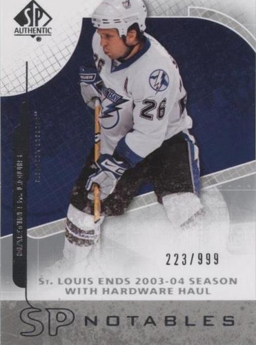 2008-09 SP Authentic - Martin St. Louis #132