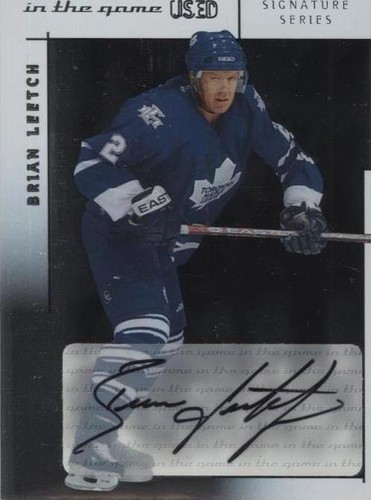 2003-04 In the Game-Used Signature Series - Brian Leetch #A-BL