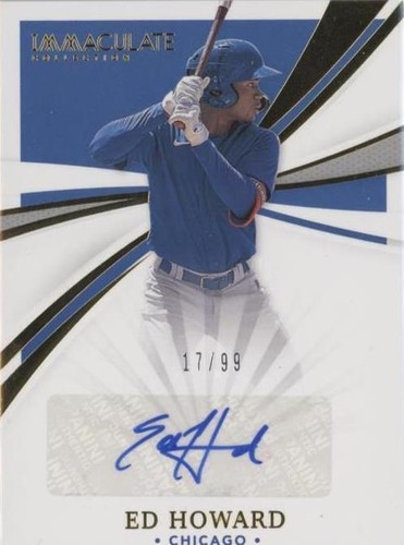 2021 Panini Immaculate Collection - Ed Howard #IS-EH