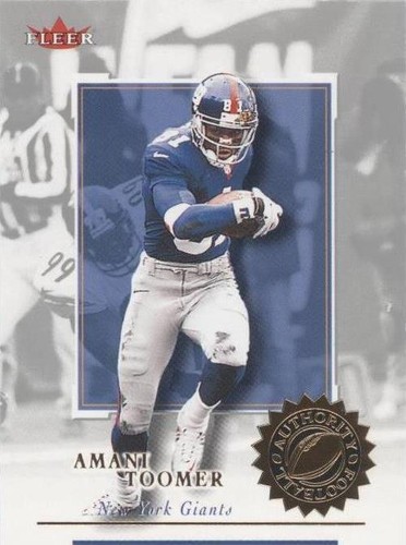 2001 Fleer Authority Amani Toomer #37