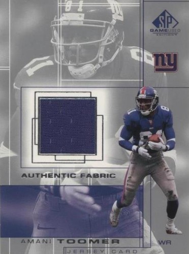 2001 SP Game Used Edition Amani Toomer #AT