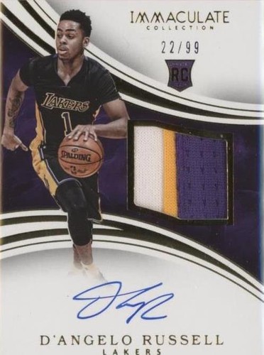 2015-16 Panini Immaculate Collection - D'Angelo Russell #104