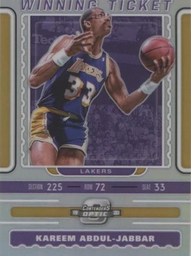 2019-20 Panini Contenders Optic - Kareem Abdul-Jabbar #10
