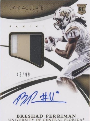 2015 Panini Immaculate Collection Collegiate Breshad Perriman #327