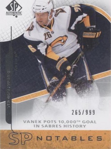 2008-09 SP Authentic - Thomas Vanek #155