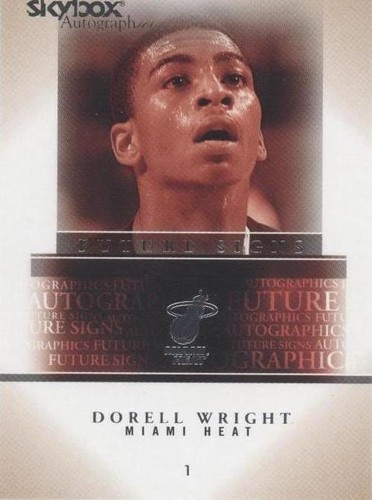 2004-05 Skybox Autographics - Dorell Wright #17 FS