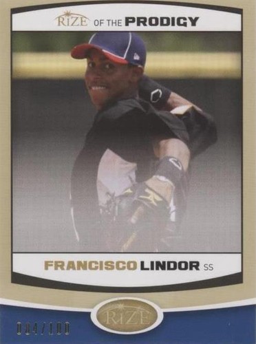 2012 Leaf Rize Draft - Francisco Lindor #PRO-12