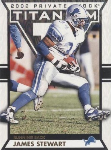 2002 Private Stock Titanium James Stewart #36