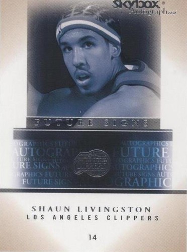 2004-05 Skybox Autographics - Shaun Livingston #5 FS