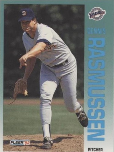 1992 Fleer - Dennis Rasmussen #617