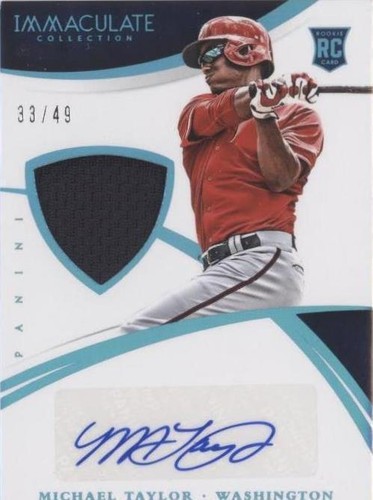 2015 Panini Immaculate Collection - Michael Taylor #126