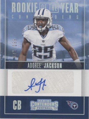 2017 Panini Contenders Adoree' Jackson #RY-AJ