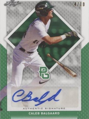 2016 Leaf Perfect Game National Showcase - Caleb Balgaard #BA-206