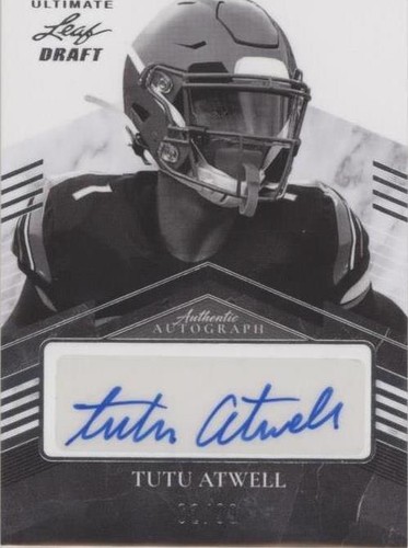 2021 Leaf Ultimate Draft Tutu Atwell #PA-TA1