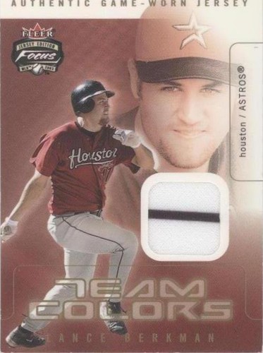 2003 Fleer Focus Jersey Edition - Lance Berkman #TC-LB