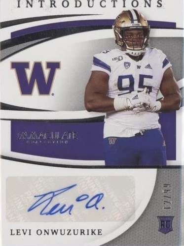 2021 Panini Immaculate Collection Collegiate Levi Onwuzurike #IMI-LO