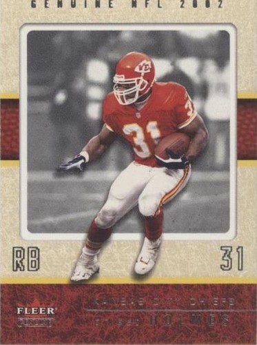 2002 Fleer Genuine Priest Holmes #117