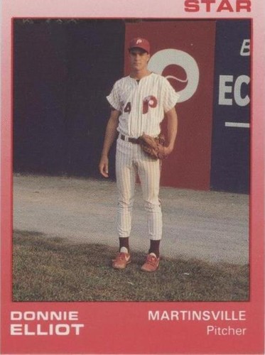 1988 Star Martinsville Phillies - Donnie Elliott #12