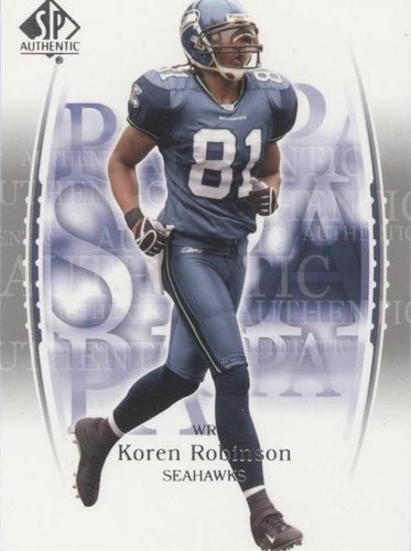 2003 SP Authentic Koren Robinson #74