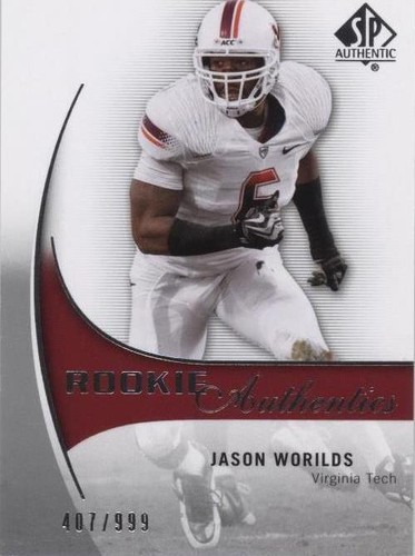 2010 SP Authentic Jason Worilds #206