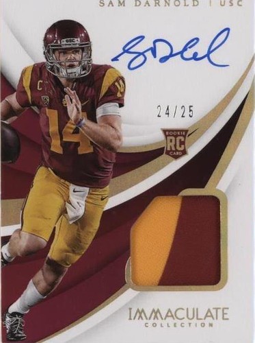 2018 Panini Immaculate Collection Collegiate Sam Darnold #102