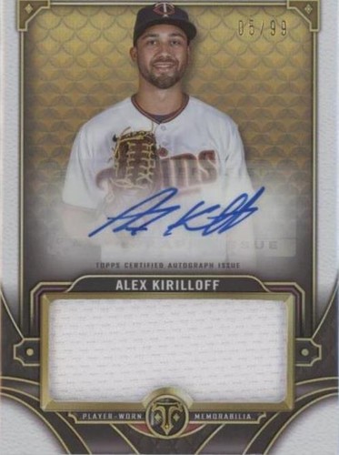 2022 Topps Triple Threads - Alex Kirilloff #ASJR-AK
