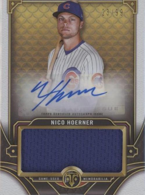 2022 Topps Triple Threads - Nico Hoerner #ASJR-NH