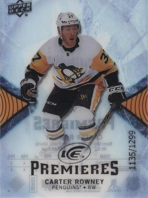 2017-18 Upper Deck Ice - Carter Rowney #125