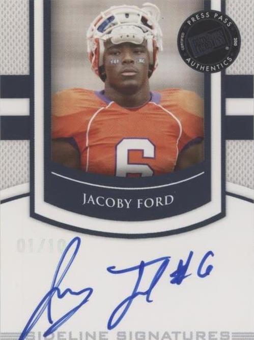2010 Press Pass Portrait Edition Jacoby Ford #SS-JF