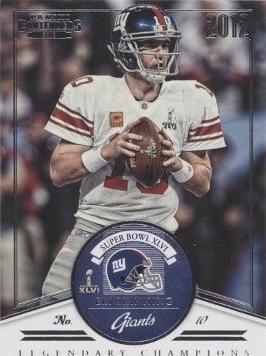 2012 Panini Contenders Eli Manning #1
